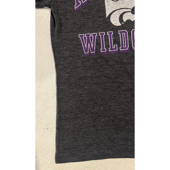 J America Kansas State University Wildcats Shirt Womens Small Gray Purple - Picture 3 of 9